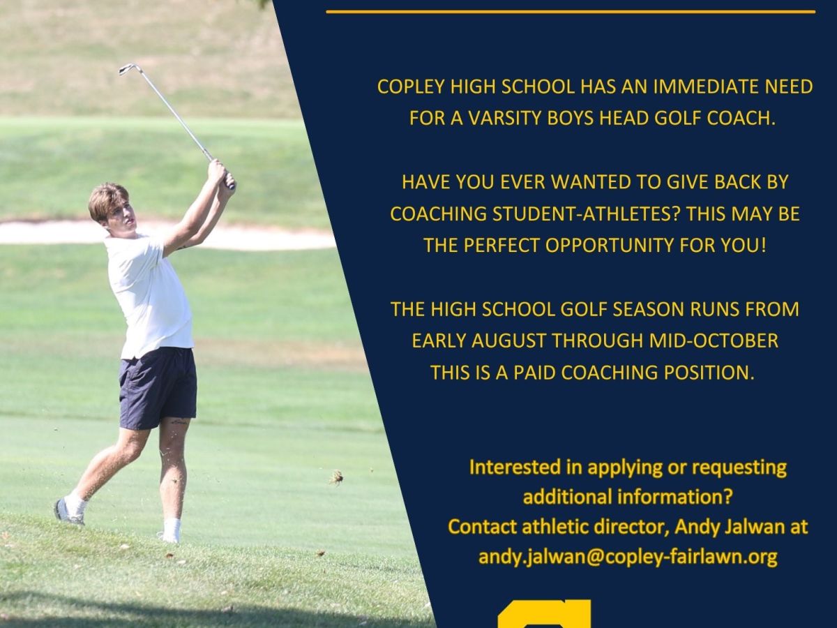 Copley High School Boys Golf Coach&nbsp;Position